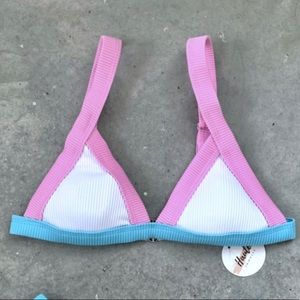 Haute Swimwear triangle bikini set